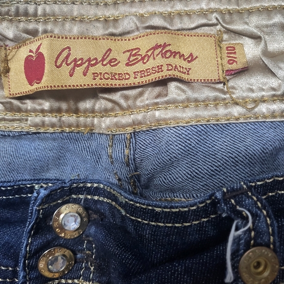 Vintage Apple Bottom Jeans Size9/10 - Picture 3 of 14